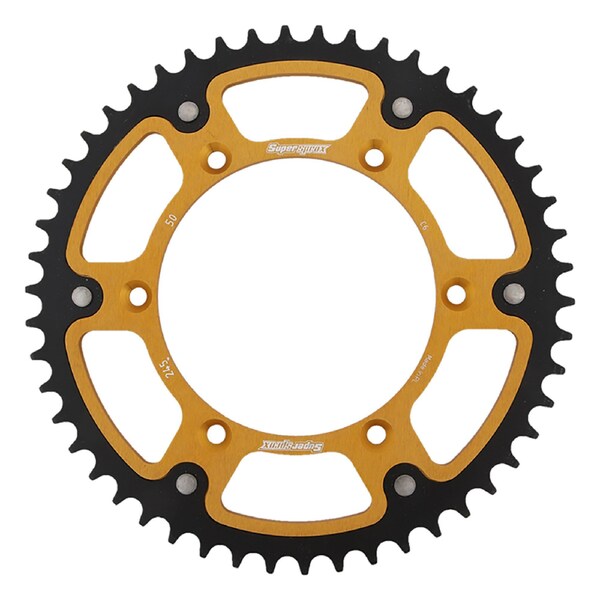 Supersprox Gold Stealth Sprocket For Yamaha TTR230 2005-2017, YZ400F 1999 RST-245-50-GLD - main